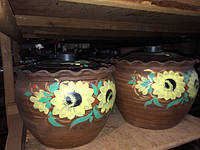 Соняшник на макітрі хвилі 3 л