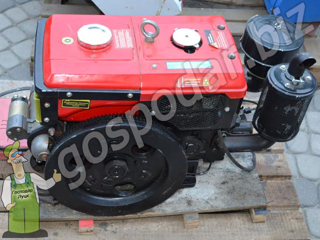 Дизельный двигатель к мотоблоку Зубр, Кентавр, Форте 10Е л.с. R 185 HDL + стартер, водяное охлаждение - фото 5 - id-p399307697