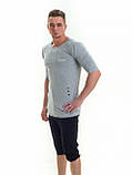 Футболка чоловіча світла здатна трансформуватись a.play L 48, фото 4