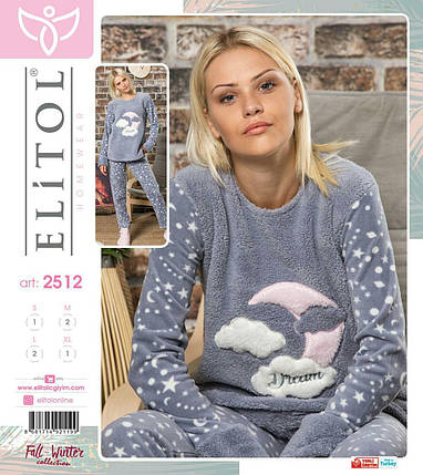 Піжама жіноча "Elitol" Туреччина тепла, фото 1