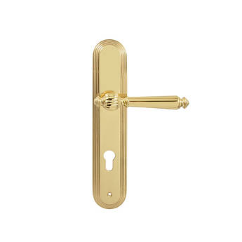 Дверна ручки на планці Fimet 106 Michelle WC 96мм F01 Латунь полірована