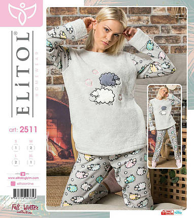 Піжама жіноча "Elitol" Туреччина тепла, фото 1