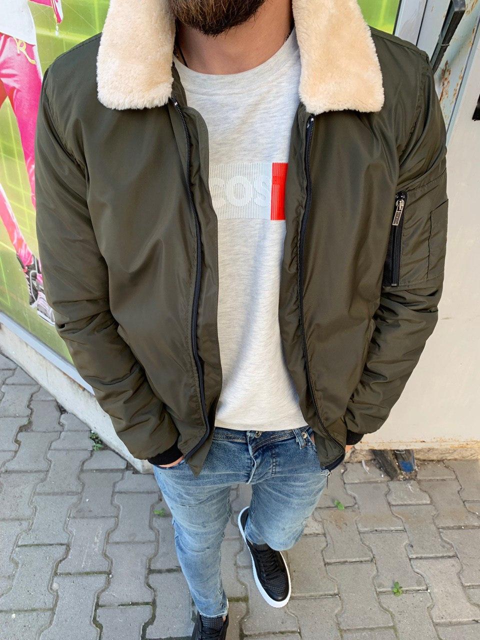 Мужской Стильный Бомбер ( с Мехом) — Купить Недорого на Bigl.ua ...