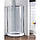 Душова кабіна напівкругла 90х90 см з піддоном Santeh 9014 F дверей розсувні, фото 7