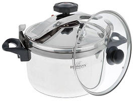 Скороварка Bohmann BH-3511, 11 л, нержавіюча сталь, для всіх плит