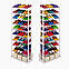 Складаний органайзер, підставка для взуття Amazing Shoe Rack, 10 полиць, на 30 пар. ЧОРНИЙ, фото 7
