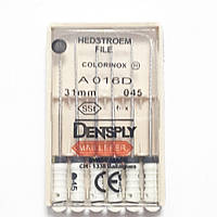 H-File 31 мм, пак.6шт, No045, Dentsply Maillefer