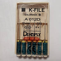 K-File 21 мм, пак.6шт, No035, Dentsply Maillefer