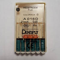 H-File 21 мм, пак.6шт, No035, Dentsply Maillefer