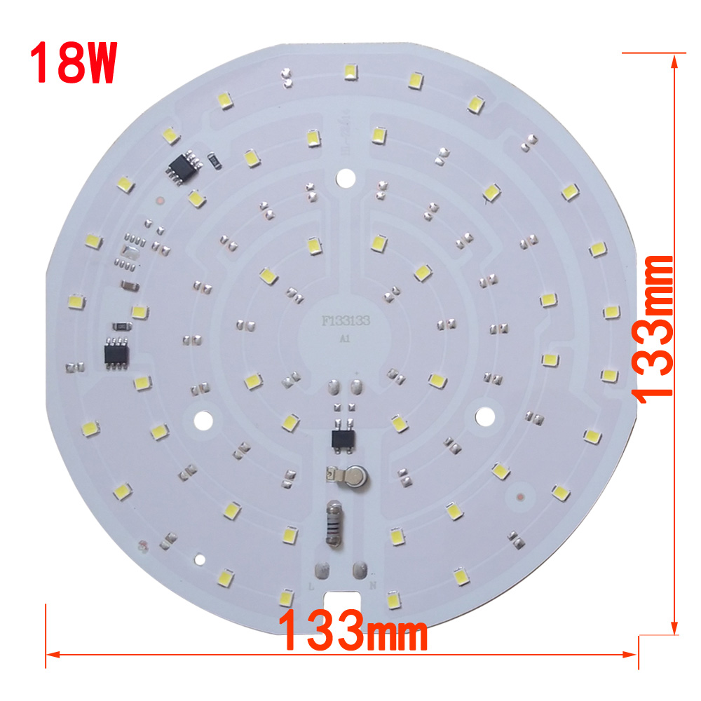 Smart IC LED 18w 220V 6000K 133x133 Світлодіод 18 ват у Світлодіодний Світильник