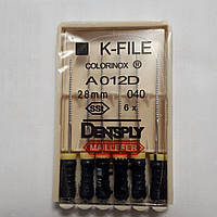 K-File 28 мм, пак.6шт, No040, Dentsply Maillefer