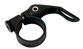 Підсідельний хомут Longus MTB 34,9 мм з ексцентриком, чорний для велосипеда