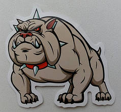 Стикер етикетка-наклейка самоклейка Bulldog (7 см х 7 см)