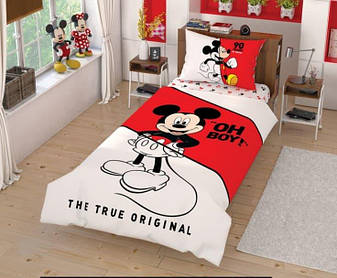 Постільна білизна TAC DISNEY Mickey полуторний, фото 1