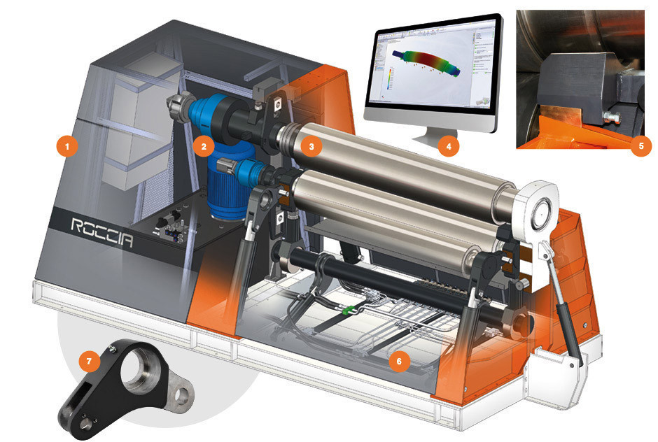 Гибочний верстат HR4W4025 4-валковий гідравлічний, фото 1