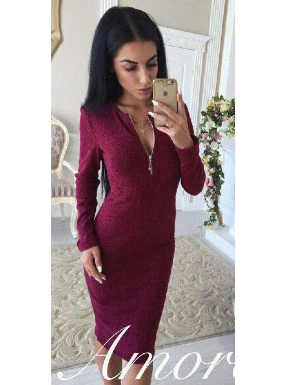 Сукня з блискавкою на грудях "Style"