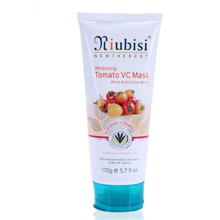 Зволожувальна та освітлювальна томатна маска для обличчя Niubisi Whitening Tomato mask