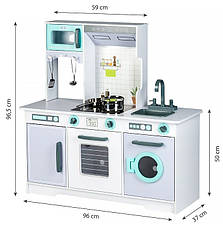 Дитяча дерев'яна кухонна плита та аксесуари Ecotoys, фото 4
