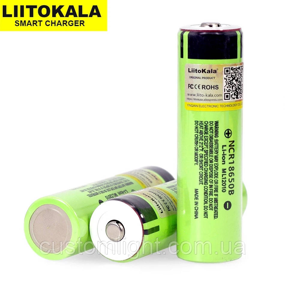 Акумулятор Liitokala 3400mah
