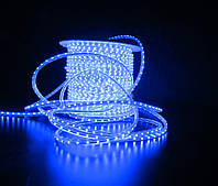 Уличный плоский светодиодный шнур Lumion Led Duralight 6*15 мм 60 LED/м.п. наружный цвет синий