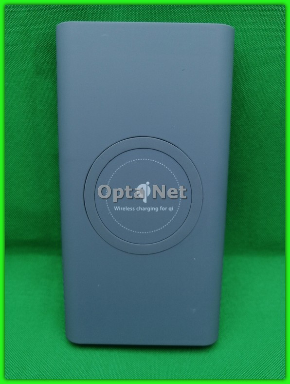 POWER BANK з бездротовою зарядкою QI Grey 20000 маг