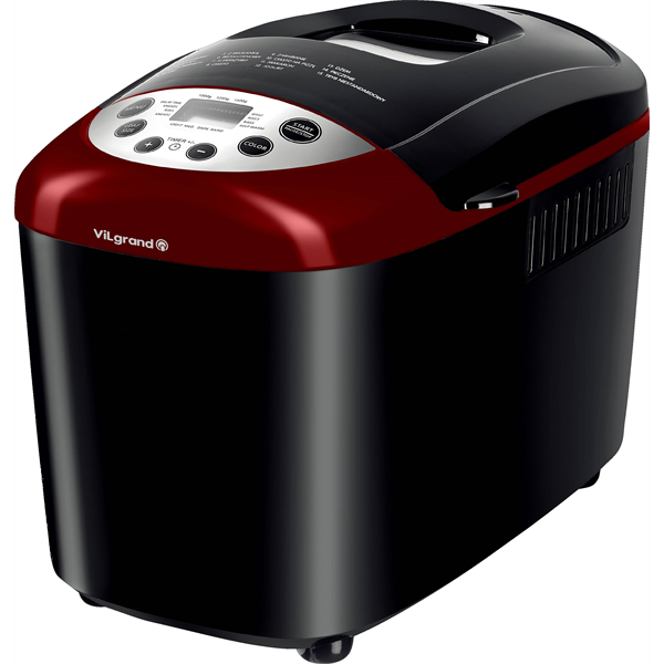 Хлібопічка ViLgrand VBM85152 Red (2 тестоміси)