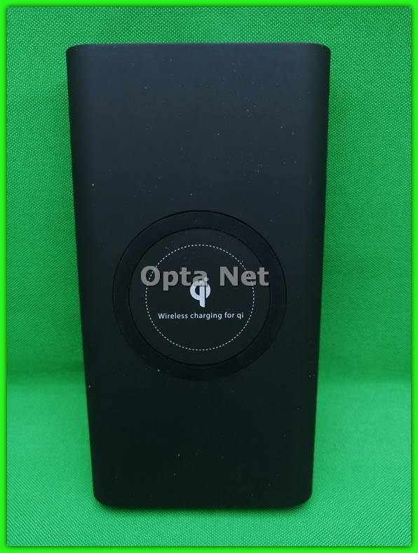 POWER BANK з бездротовою зарядкою QI Black 20000 маг