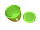 Вазон квітковий "Матильда" з підставкою V=0,8 л (d=11 см h = 10,5 см) салатневий "Омела", фото 2