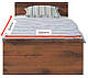 Ліжко Індіана JLOZ_90 (каркас) дуб шутер, фото 6
