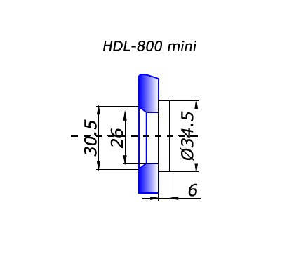 HDL-800 mini 6 мм, фото 2