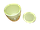 Квітковий Вазон "Матильда" з підставкою V=1,4 л (d=14см h=12,5 см) жовтий "Омела", фото 2