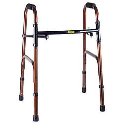 Ходунки фіксовані (що не крокують) з регулюванням ширини NOVA В4090 складні медичні алюмінієві для інвал.