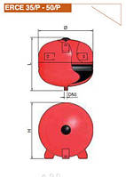 Elbi ERCE 35/p Розширювальний Бак Для Систем Опалення (35 літрів), фото 3