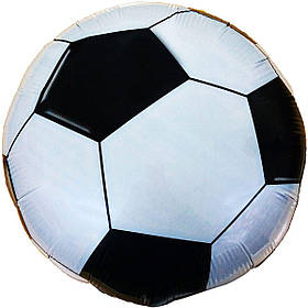 Кулька фольгована з гелієм Футбольний м'яч 18" (46 см)