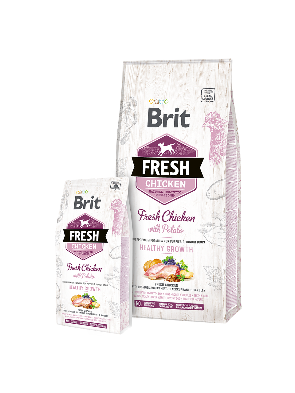 Корм Brit Fresh Puppy Chicken/Potato (для цуценят, курка,картопля)