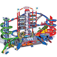 Паркінг Гараж Супер місто 7 рівнів, 6 металевих машинок Majorette 2059989