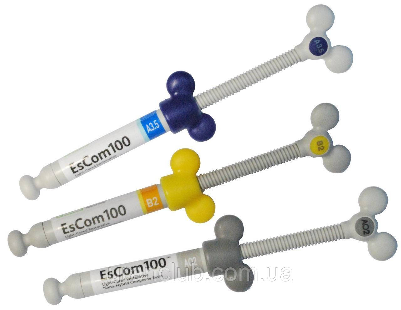 EsCom100 refill светоотверждаемый наногибридный композитный материал - фото 1 - id-p1046581949