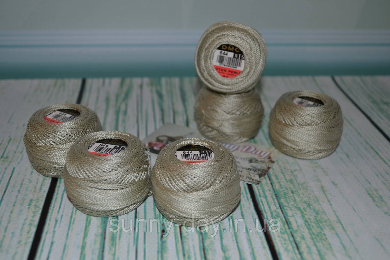 Муліне DMC Pearl №8, колір 644, фото 1