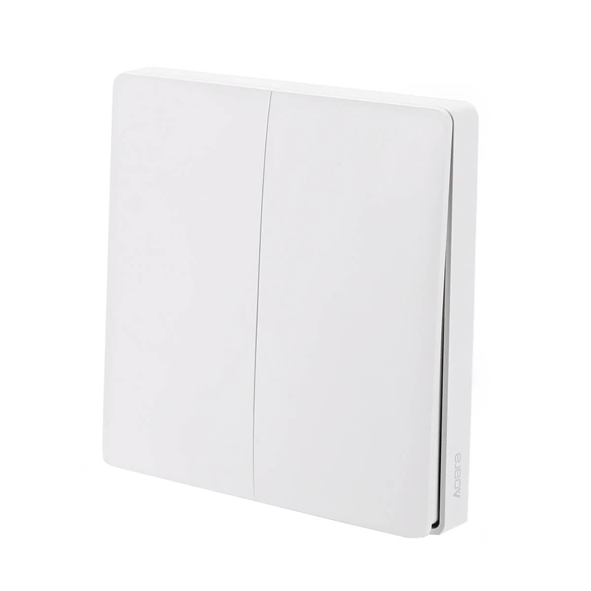 Розумний вимикач Xiaomi Aqara D1 WIRELESS SWITCH ZIGBEE HOMEKIT 2 кнопки (WXKG07LM)