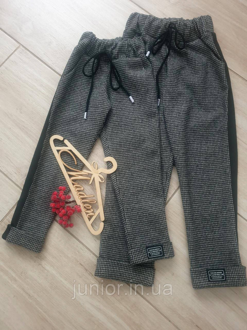 Теплі штани для дівчинки  98, 104р, фото 1