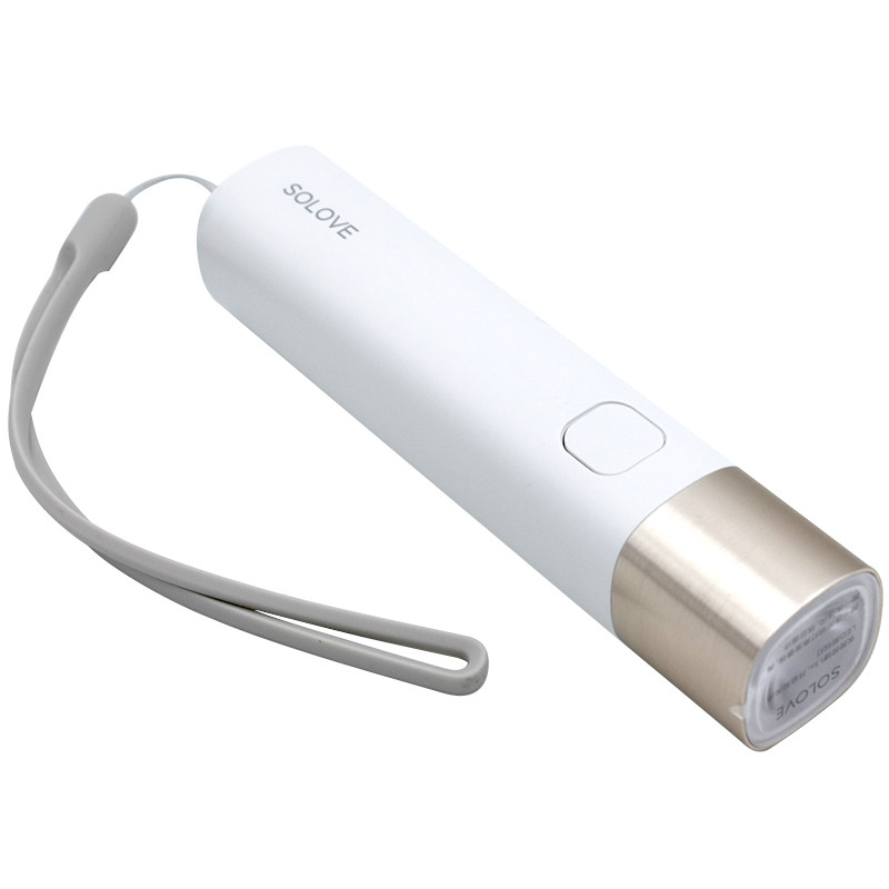 Портативний ліхтарик Xiaomi Solove X3S Portable Flashlight Power Bank 3000 mAh White