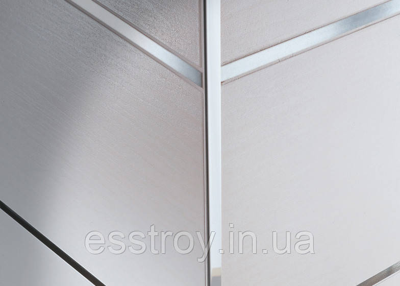 Профіль алюміній сатин 10 мм — 2,7 м, шт.