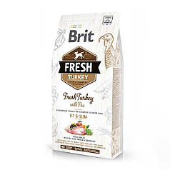 Корм Brit Fresh Light Fit & Slim Adult Turkey/Pea (для дорослих собак, індичка/горошок)