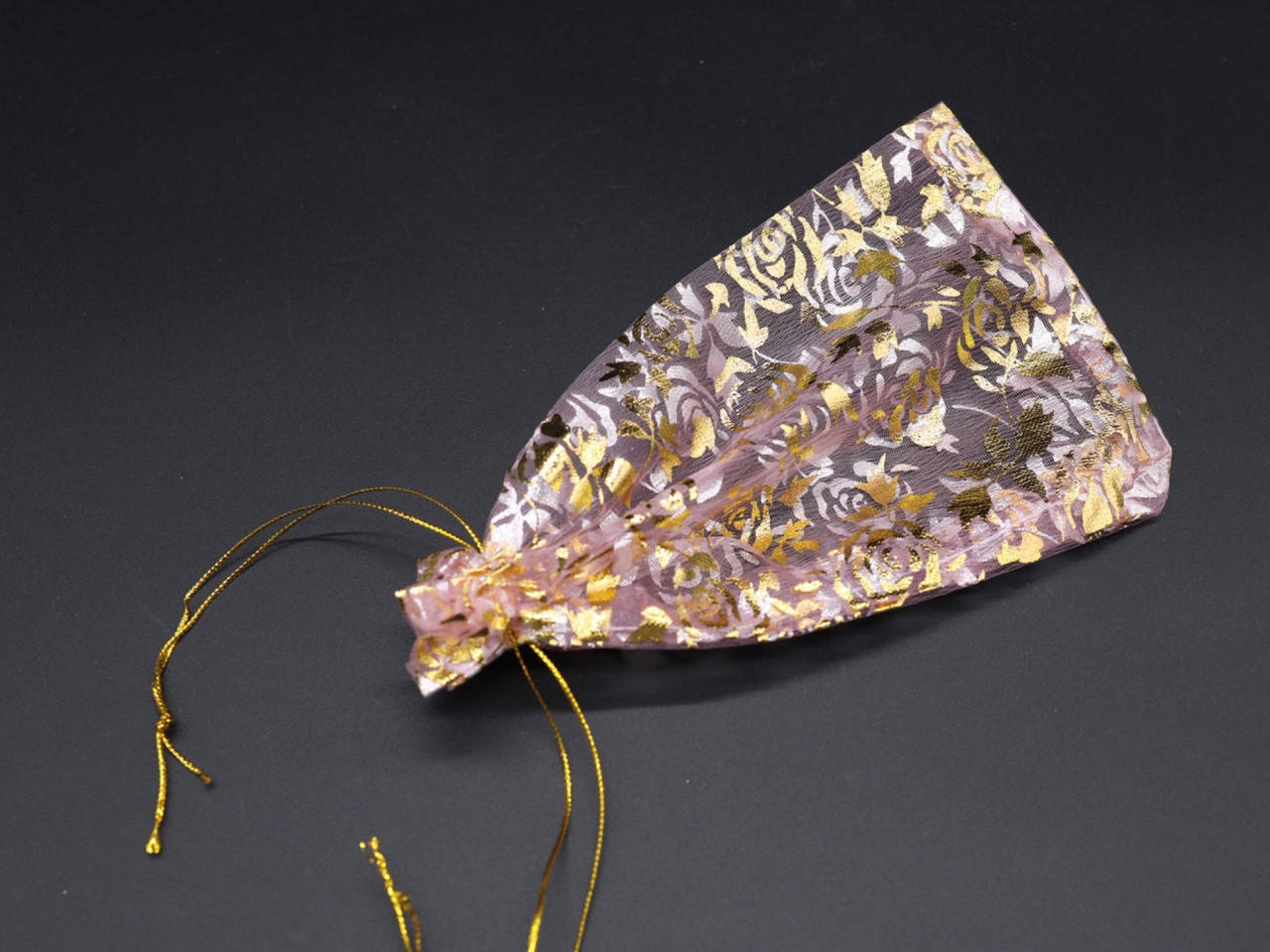 

Подарочные мешочки из органзы. Цвет светло-розовая роза. 13х18см, Розовый