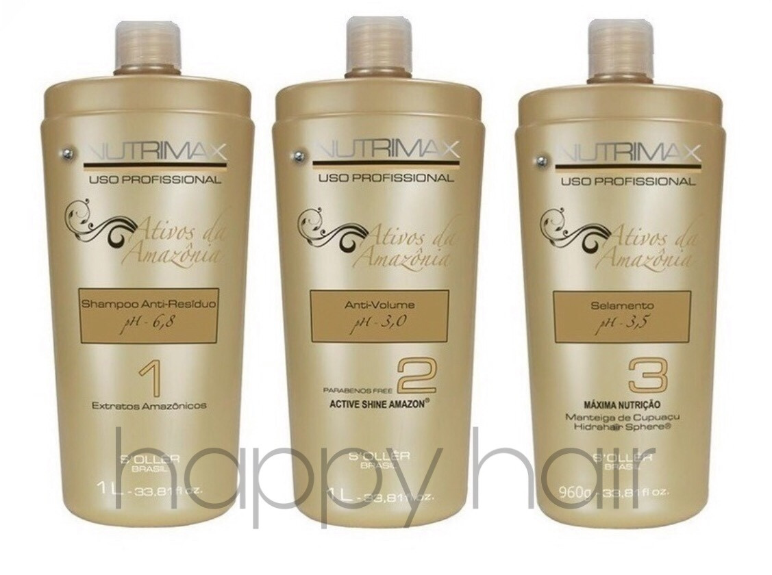 Nutrimax Soller Kit Набір кератину волосся 3x1000 р