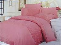 Комплект постільної білизни Le Vele Beatrice Rose жакардовий 220-200 см рожевий