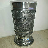 Олов'яний винний келих Полювання, фото 2