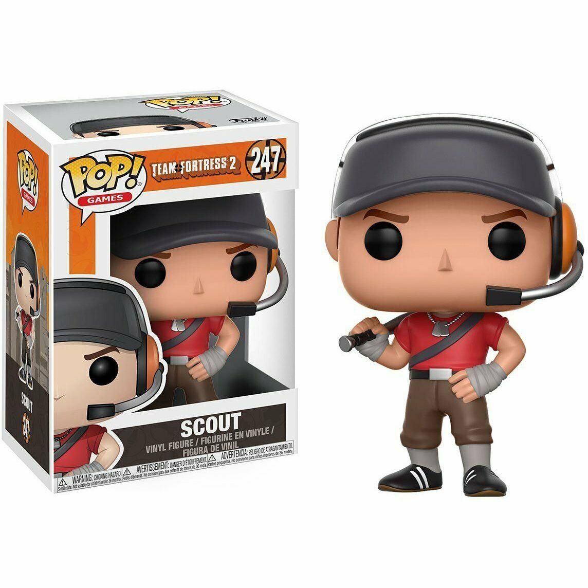 Фігурка Funko Pop Фанко Поп Командна фортеця Розвідник Team Fortress Scout 10 см Game TF S 247