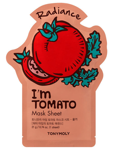 Корейская тканевая маска для лица Tony Moly I'm real Tomato - фото 1 - id-p1046647466
