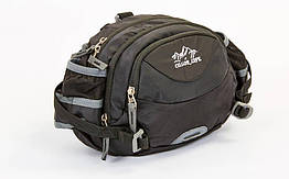 Сумка поясна з ремінцем на плече WAIST BAG COLOR LIFE 5335 чорний